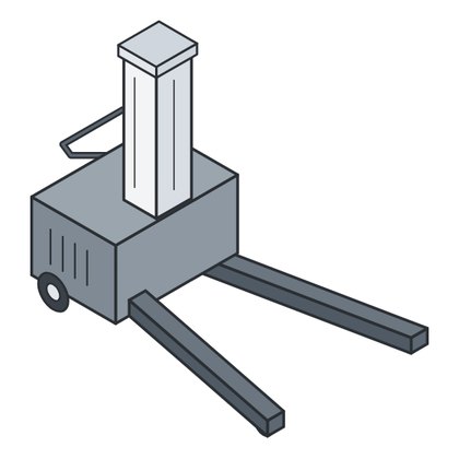 angled