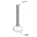 Piedino plastica dati tecnici.webp
