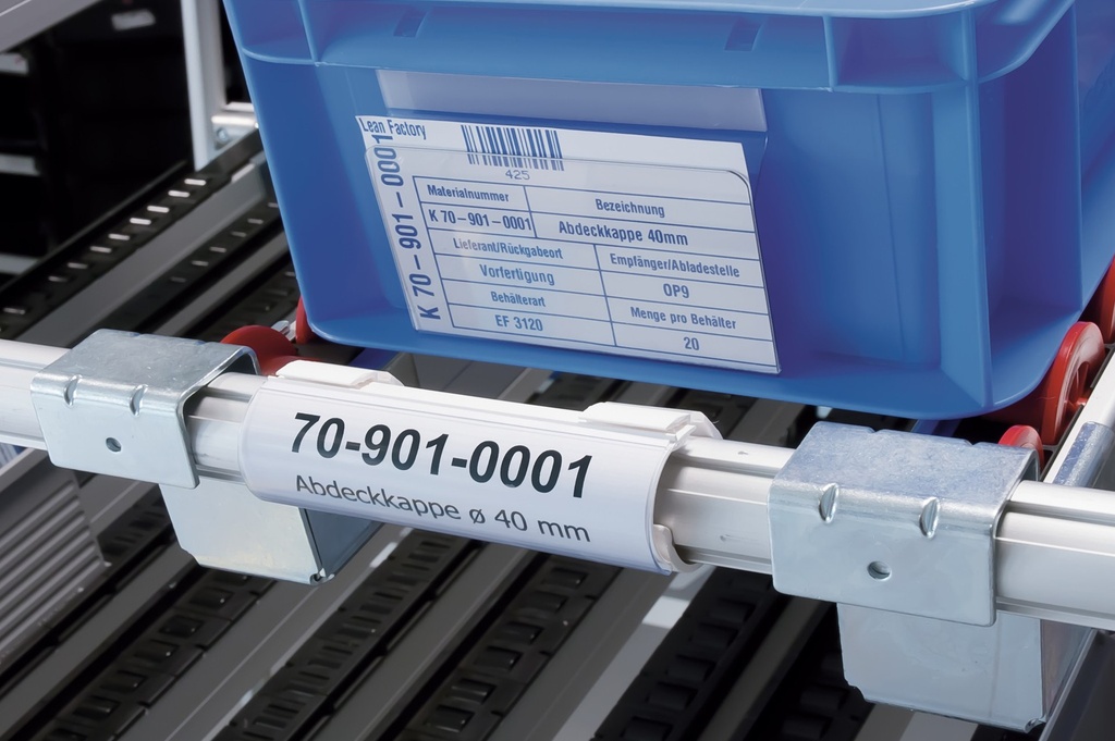 [VST-LABEL-200] Label Holder With Clip (200)