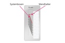 [SYSB-WH-1] Supports forSystembox (Upper for 1 Column)