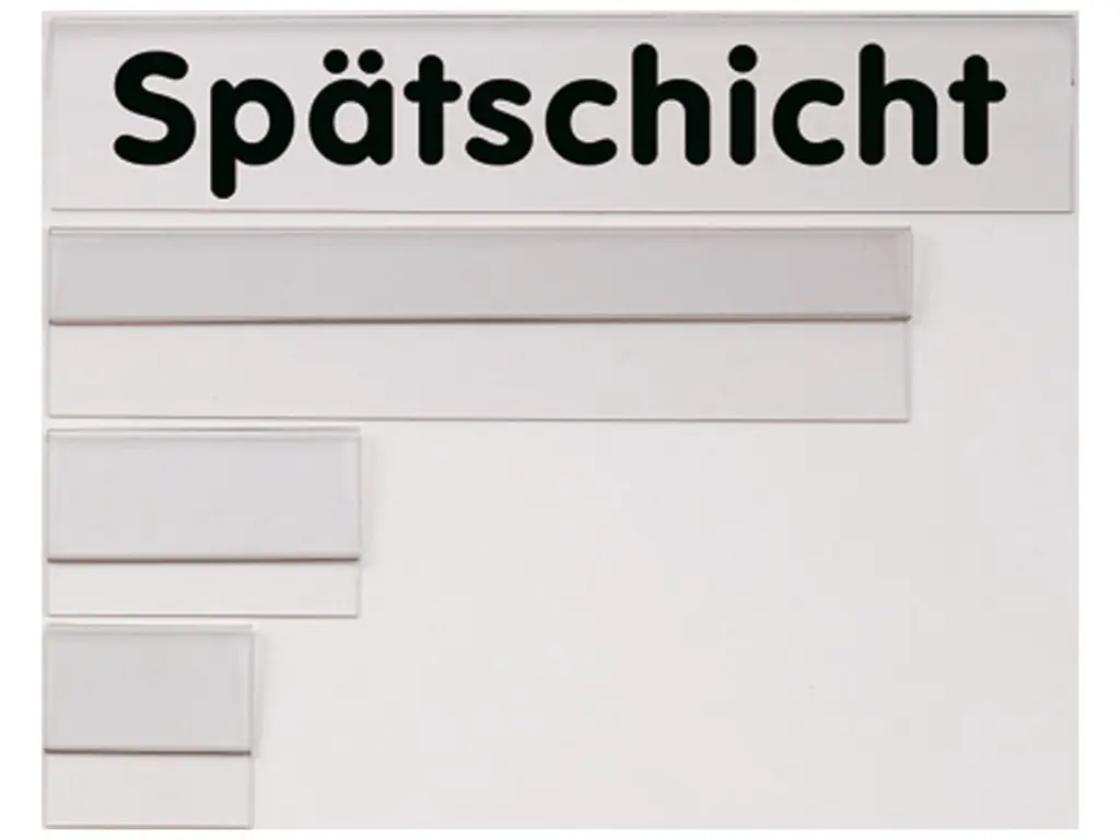 Porta etichette per Cardplan®: intestazioni di righe e colonne