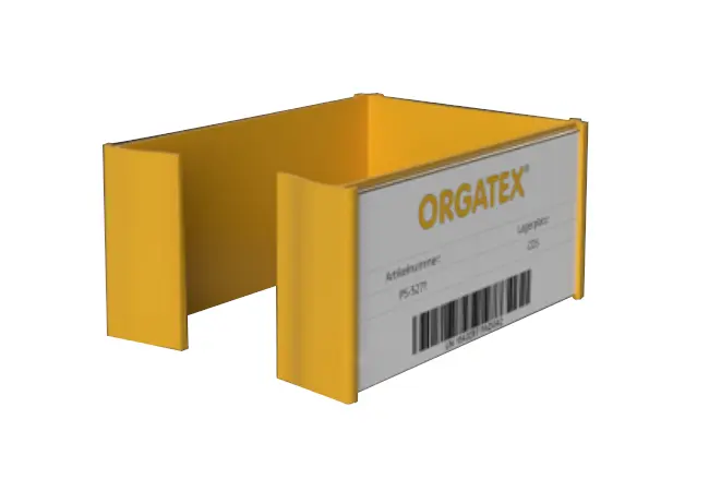 Pallet clip: label holder to identify Euro pallets