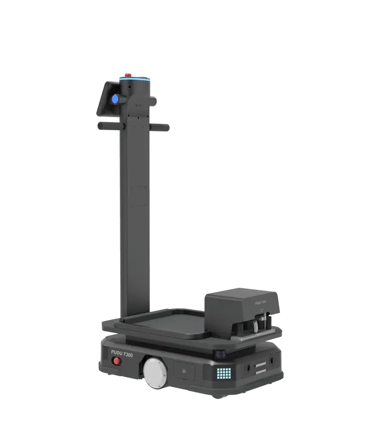 Towing device for T300: the robot tows the carts you already have