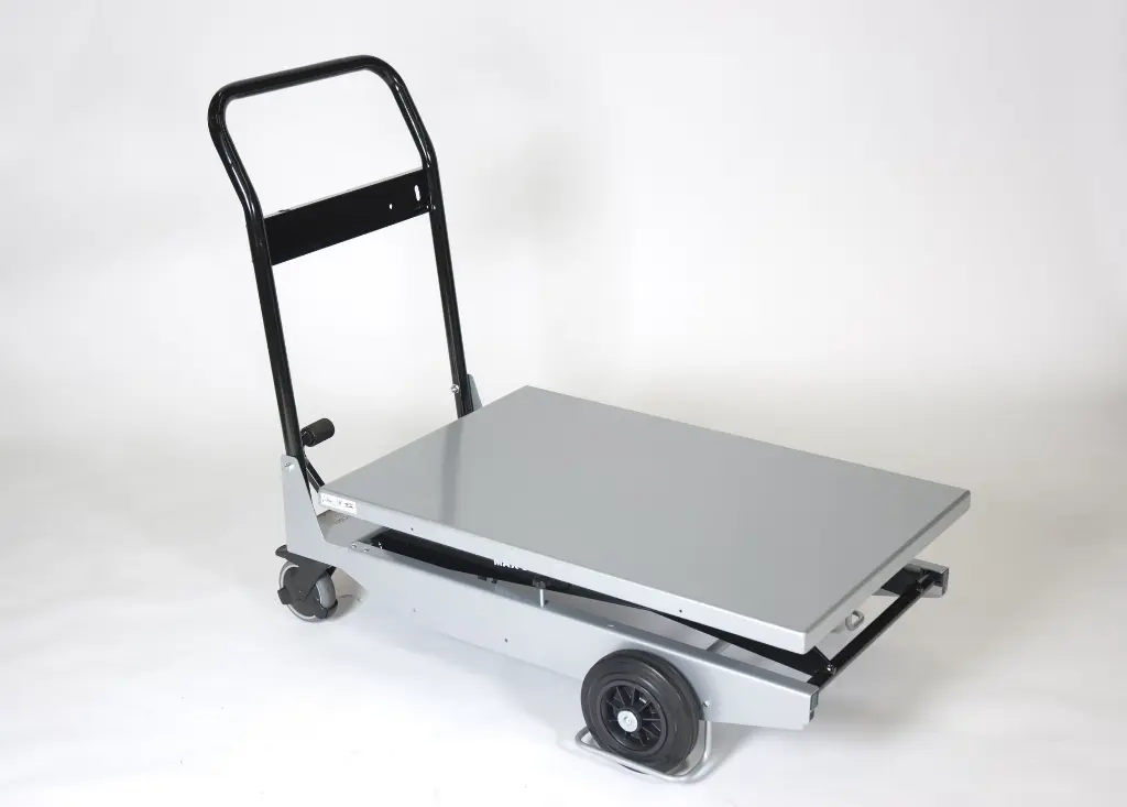 TZ 303: scissor lift trolley with foot pump