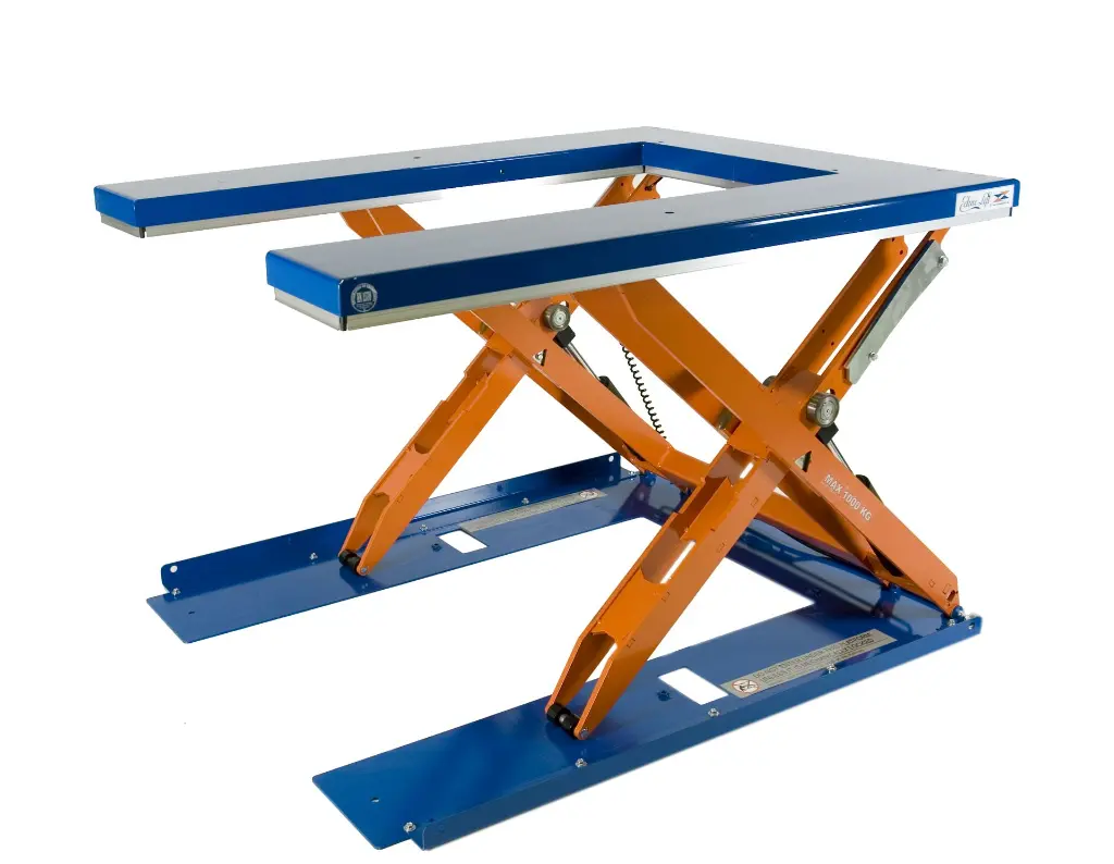 TUL 1000: piattaforma elevatrice ribassata senza fossa 1000 kg