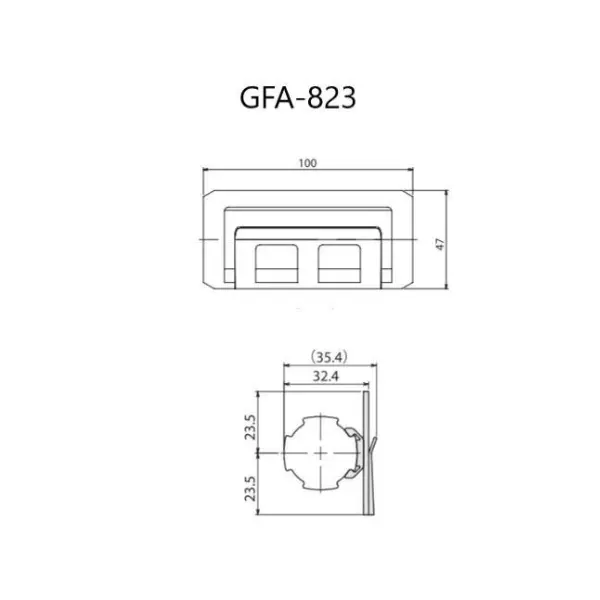 GFA-823 dati tecnici.webp