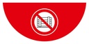 LongLife Floor Signs - Half Circle - 900 mm