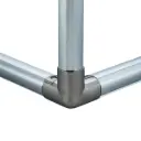 Connettore Interno Angolo 90° 3 Vie Nichelato N