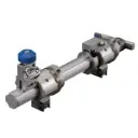 Cutting stopper (with built-in spring) for heavy loads L