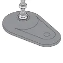 Piedino con foro