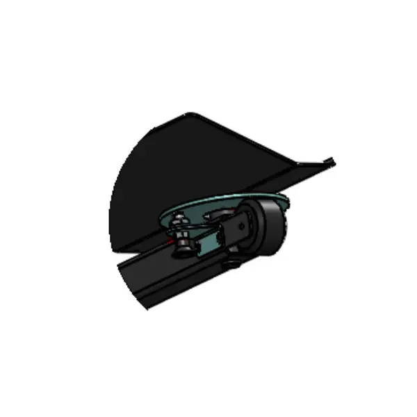 Rotation indexing system with 90° locking by indexable finger