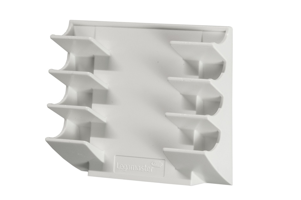 Porta pennarelli magnetico bianco a 4 posizioni