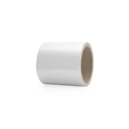 Roll label holder anti-stick