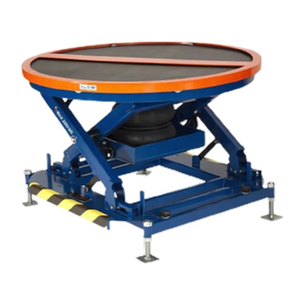 Adjustable raised frame for the PL 2002 pallet leveller