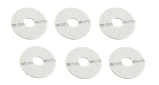 [P-C-B7] Pad Bianco Morbido BG1 - 6 pz