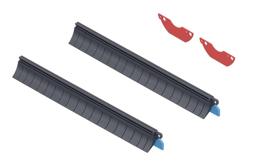 [P-C-B17] Kit Gomme Vano Spazzola a Rullo Blu BG1