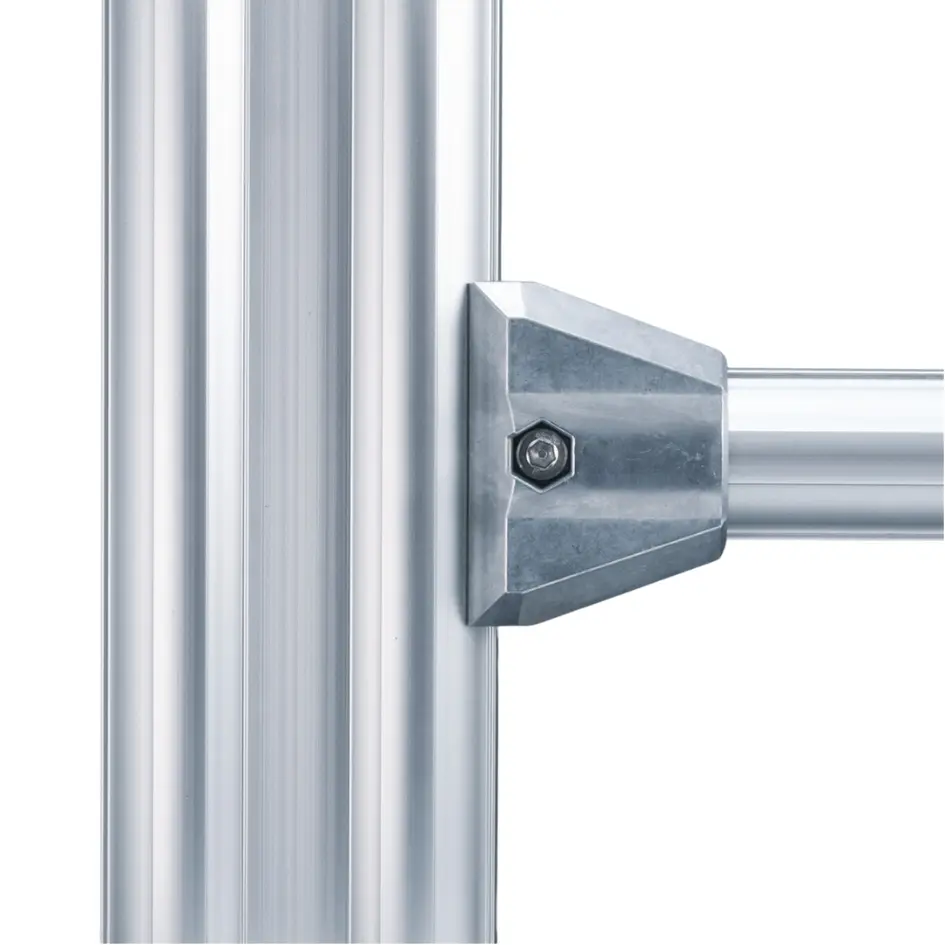 Connettore esterno 90° M doppio rinforzo GF-G