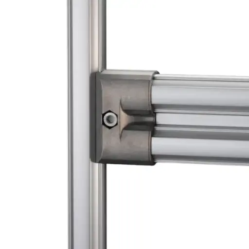 [GFJ-D28] Connettore Esterno 90° Per F-N W (Doppio)